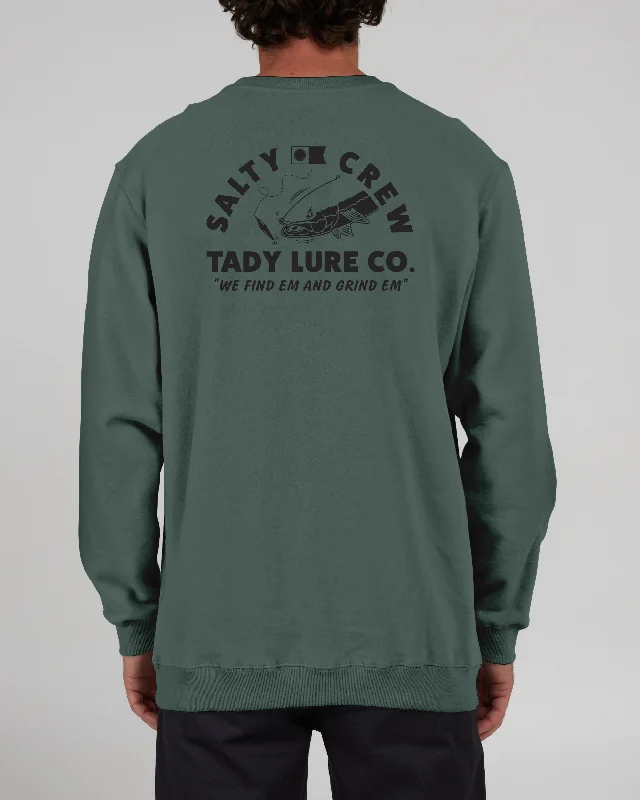 Tady Vintage Crew Fleece - Pigment Moss