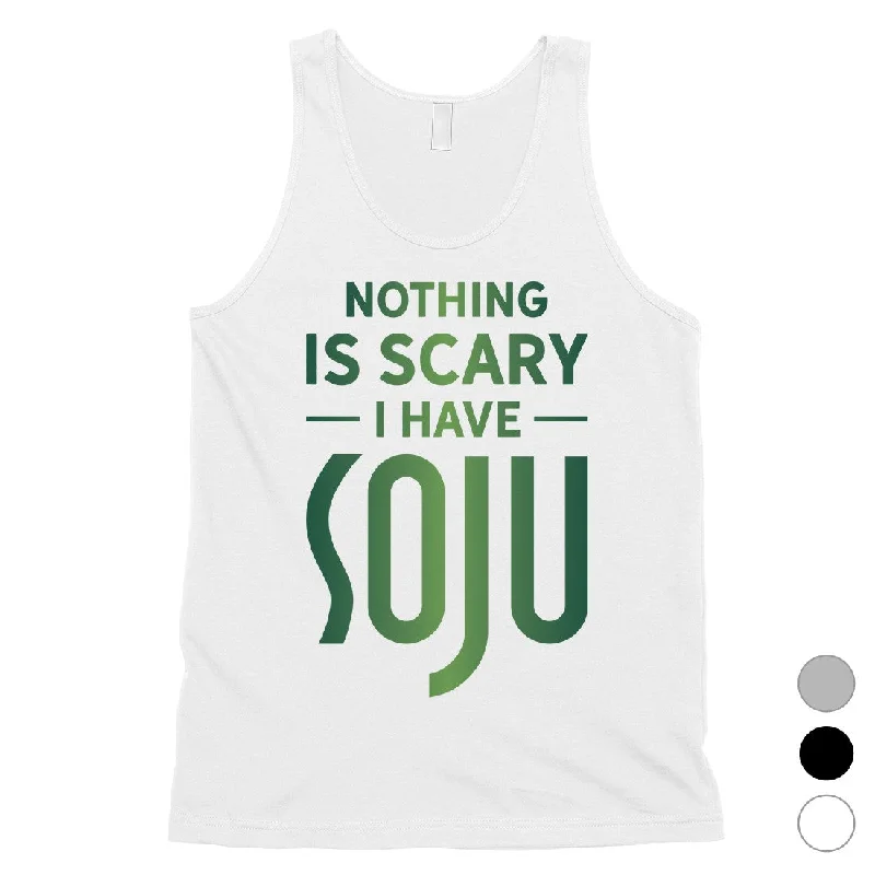 Nothing Scary Soju Mens Awesome Perfect Cool Tank Top Friend Gift