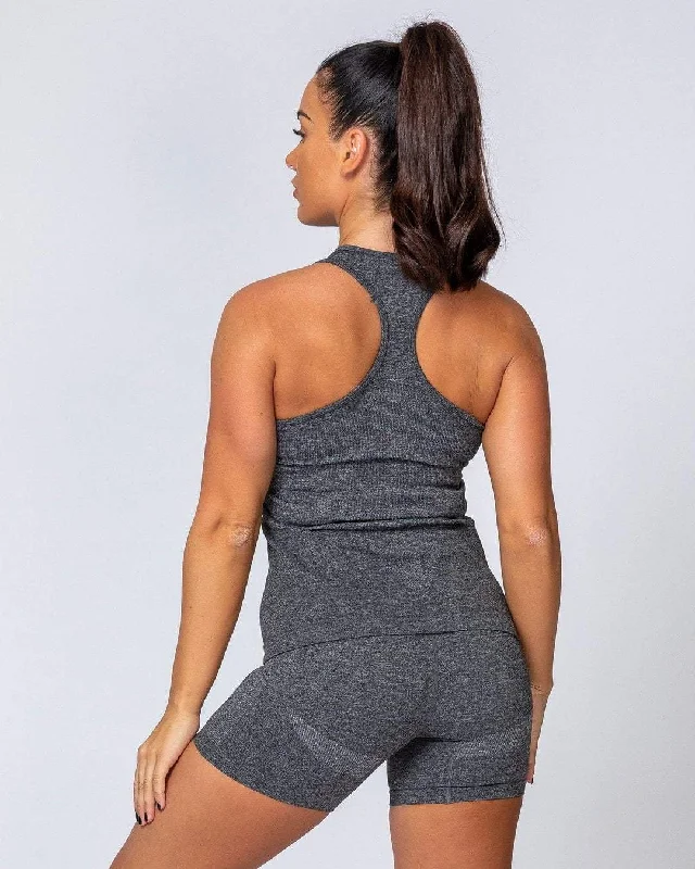 Comfort Seamless Tank - Charcoal Marl