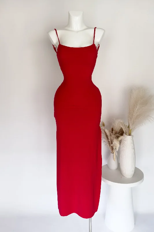 Jane Maxi Dress - Red