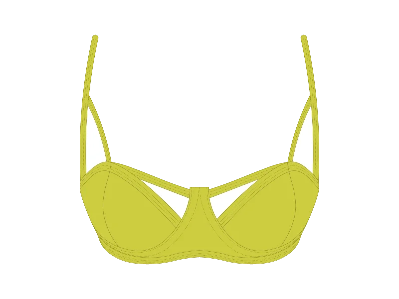 Lemon-Lime Cut-Out Top