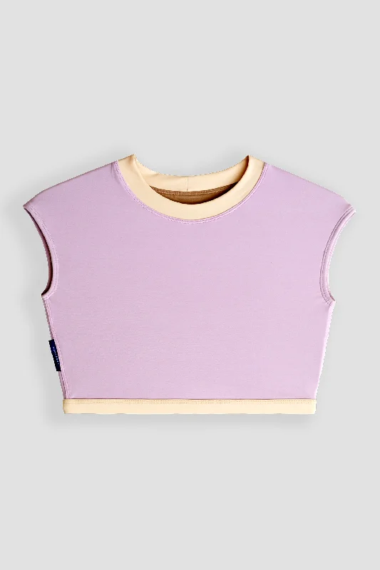 Savu Surf Croptop in Lilac