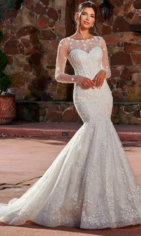 Rachel Allan Bridal RB3165 - Illusion Mermaid Bridal Gown