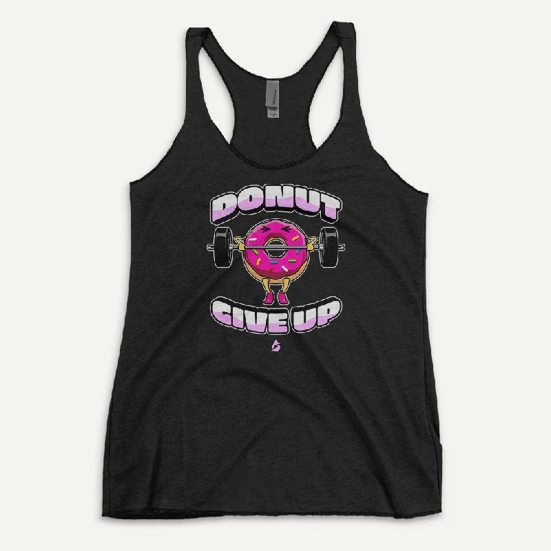 Donut Give Up Women's Tank Top