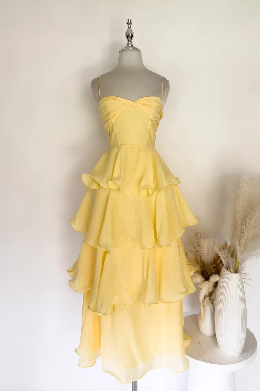 Lunara Maxi Dress - Yellow