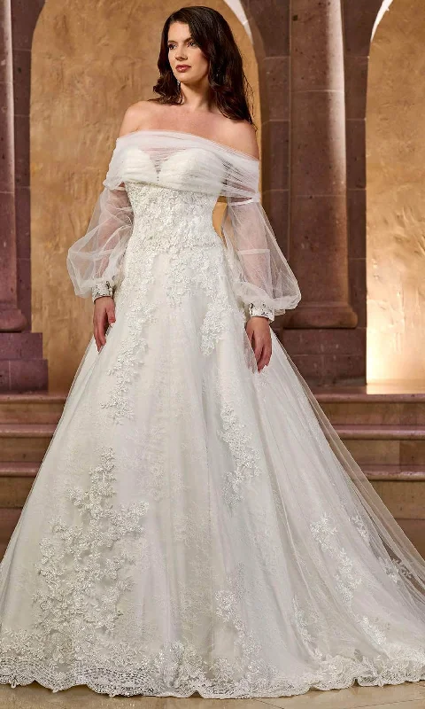 Rachel Allan RB4162 - Sweetheart Detachable Sleeve Bridal Gown