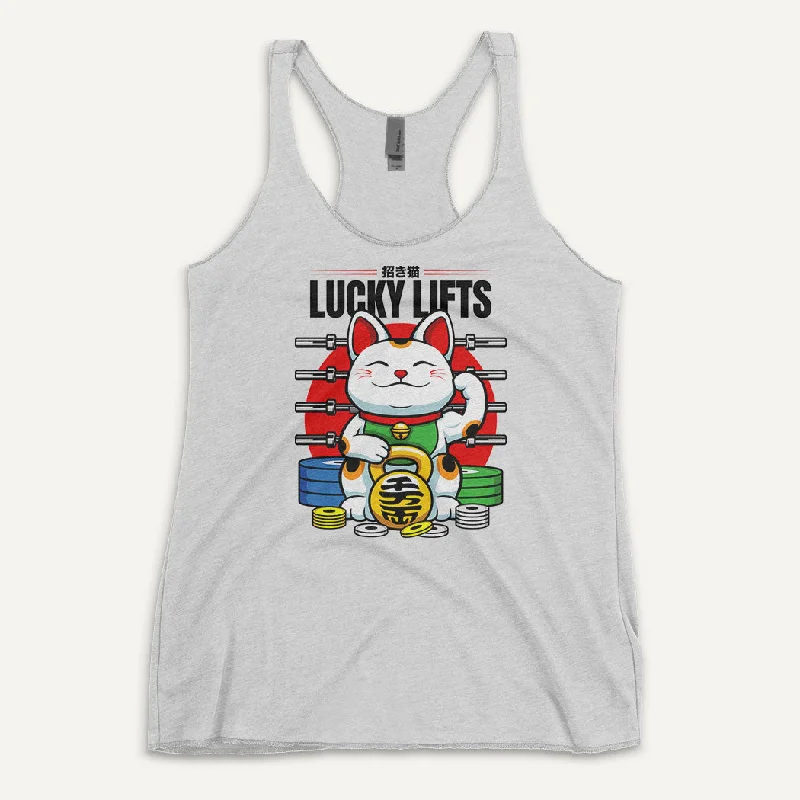 Lucky Cat Lucky Lifts Women’s Tank Top