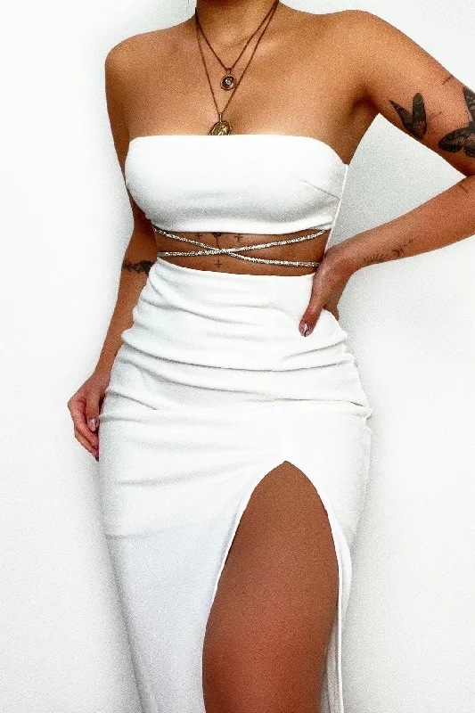 White Midi Dress - SAMPLE SALE