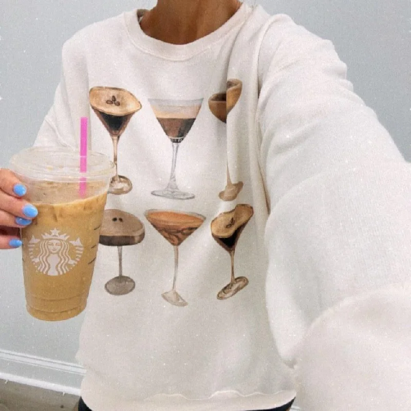 'Espresso Martini' Crewneck Sweatshirt