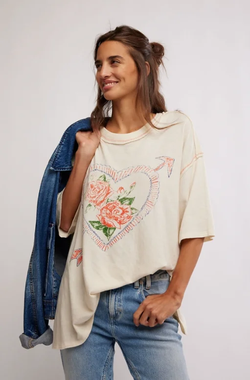 Free People Love Rose Tee