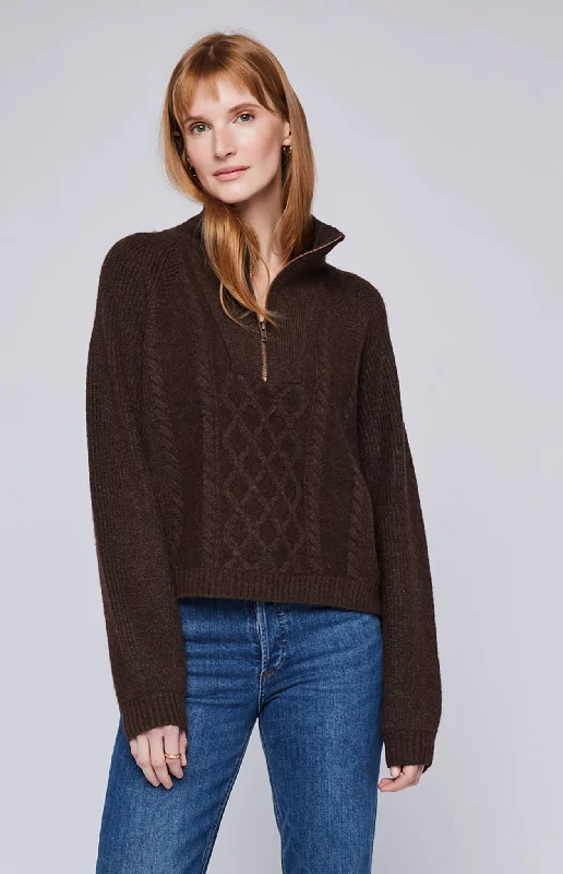 Georgie Half-Zip Pullover Sweater